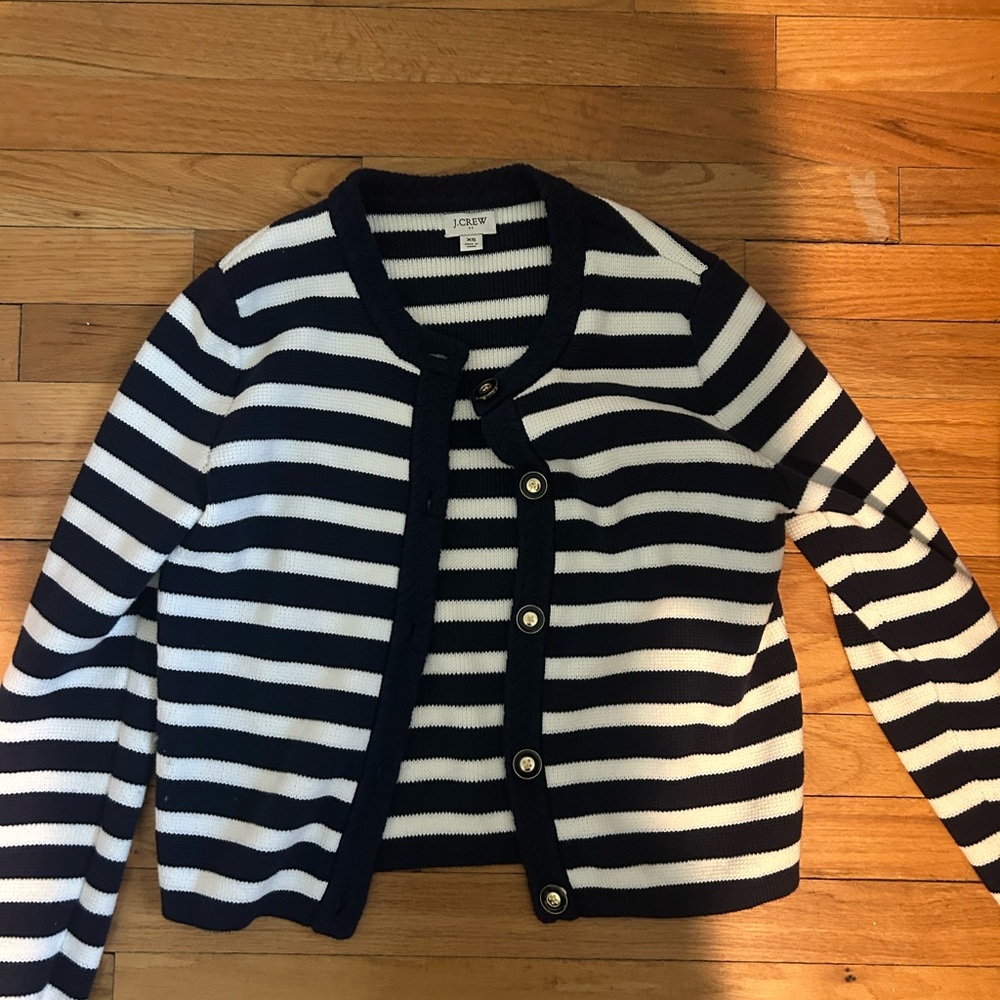 Jcrew Factory women’s Striped Cardigain